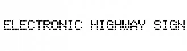 Electronic Highway Sign 