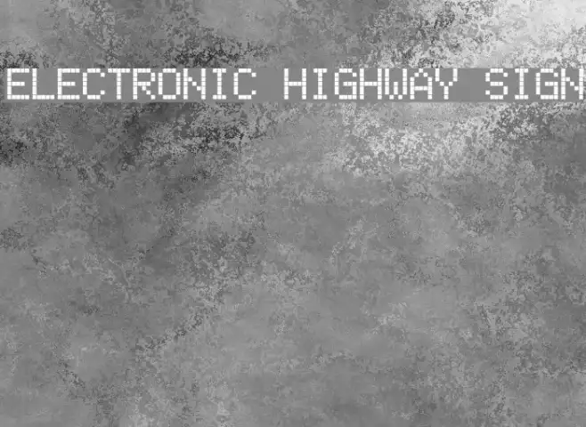 Electronic Highway Sign Example 1