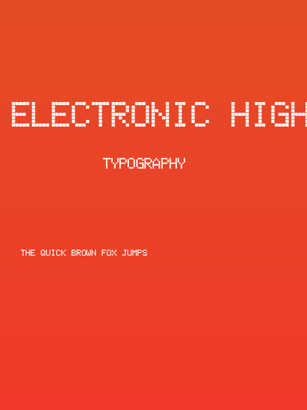 Electronic Highway Sign Poster