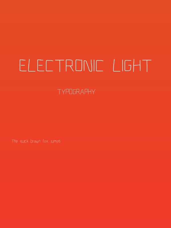 Electronic Light Poster