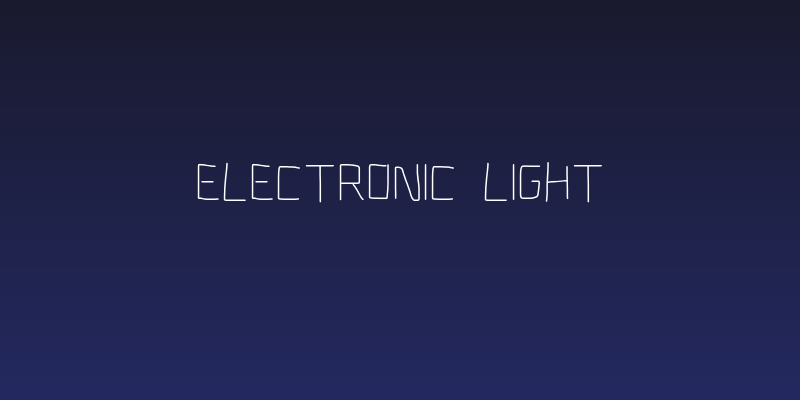 Electronic Light Social Header