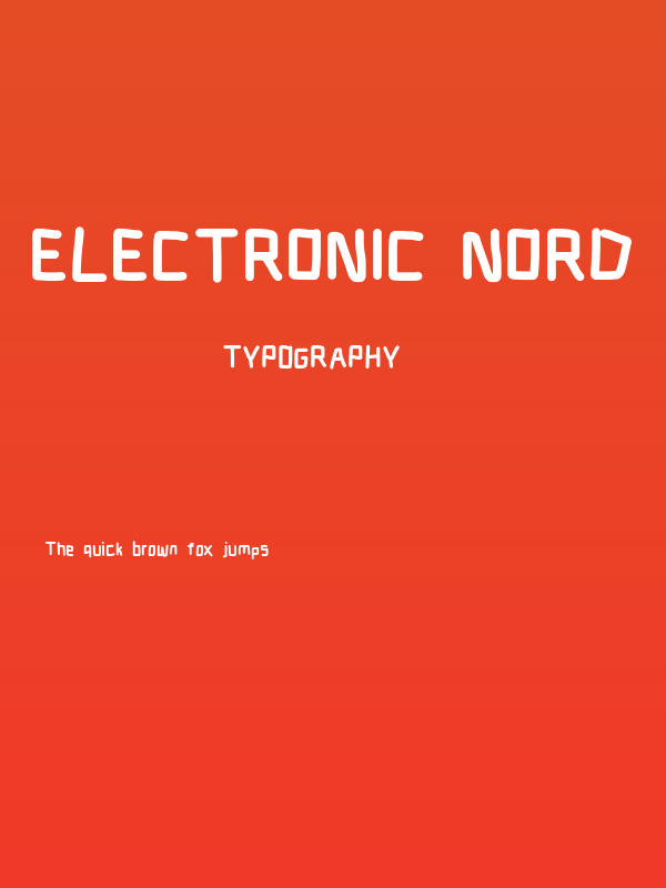Electronic Nord Poster