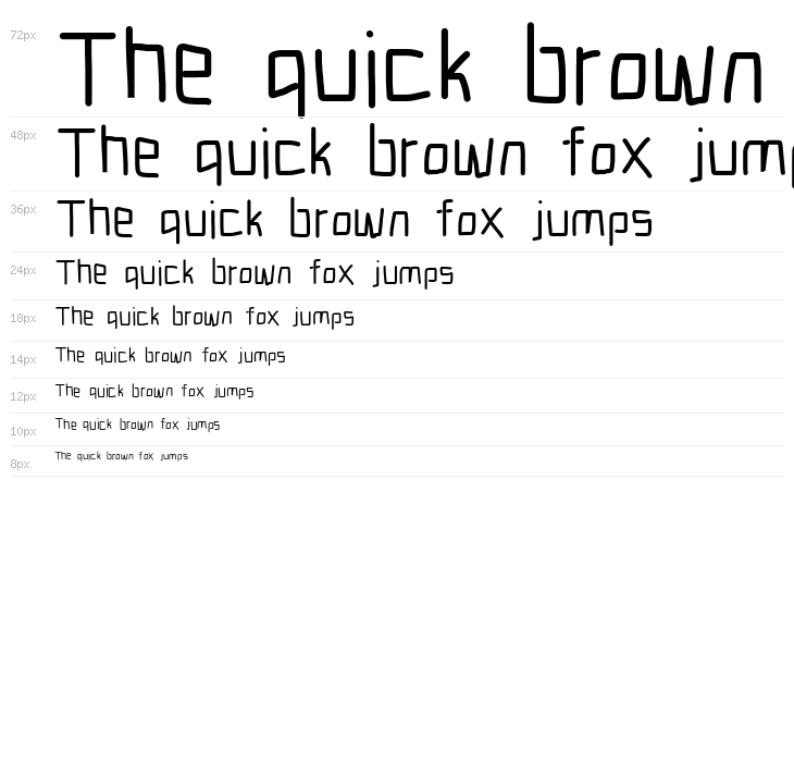 Electronic SemiBold Waterfall