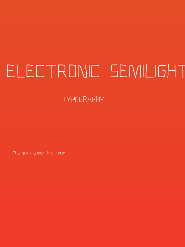 Electronic SemiLight Poster