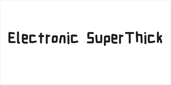 Electronic SuperThick Logo