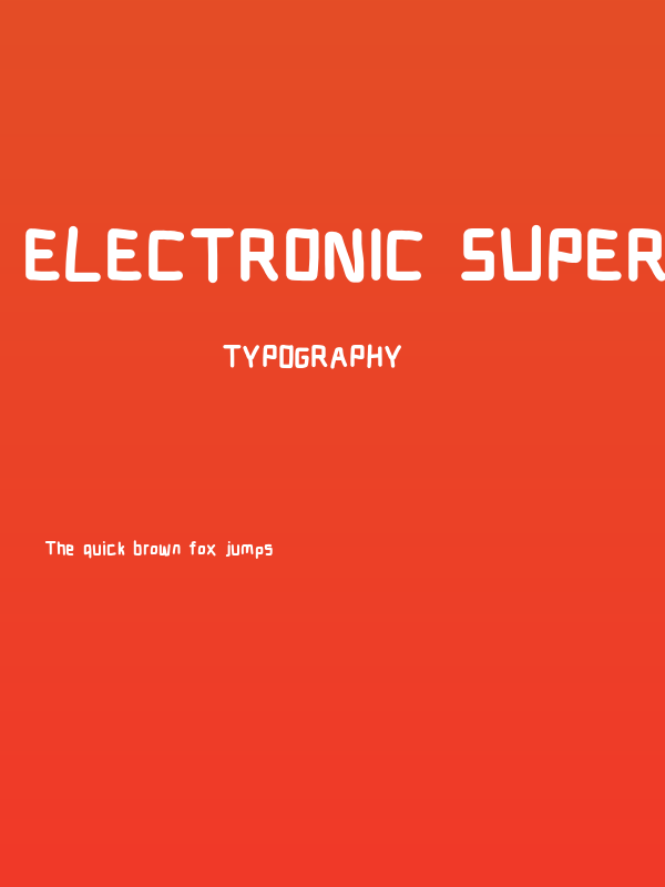 Electronic SuperThick Poster