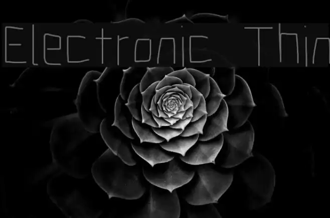 Electronic Thin Example 3