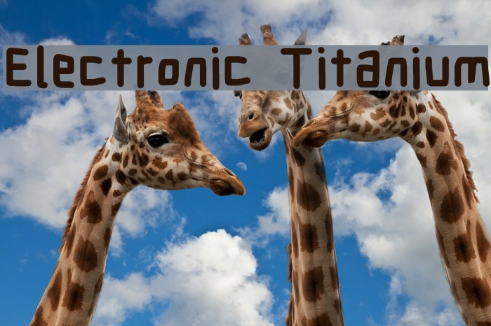 Electronic Titanium Example 1