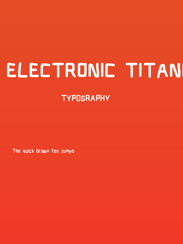 Electronic Titanium Poster