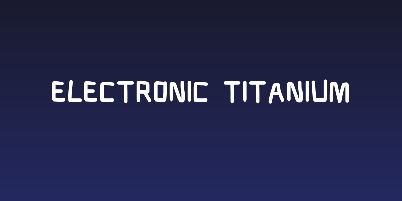 Electronic Titanium Social Header
