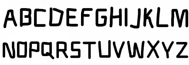 Electronic UltraBlack Schriftart Groß