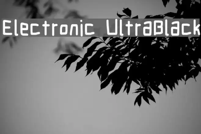 Electronic UltraBlack Example 3