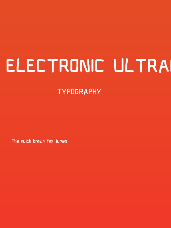 Electronic UltraBlack Poster