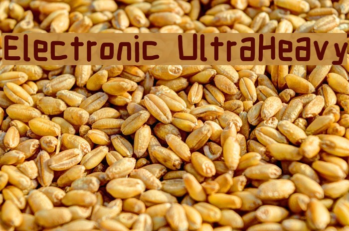 Electronic UltraHeavy Example 1