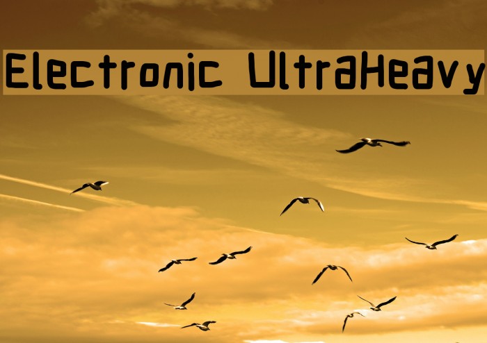 Electronic UltraHeavy Example 3