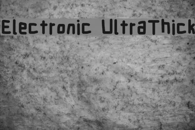 Electronic UltraThick Example 3