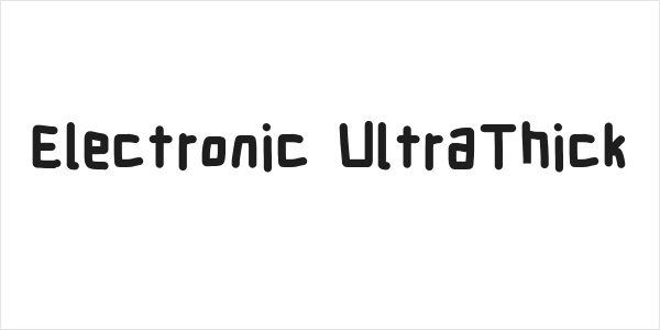 Electronic UltraThick Logo