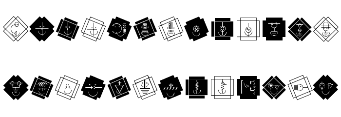 ElectronicPoetry Font LOWERCASE