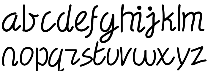Electronica Font LOWERCASE