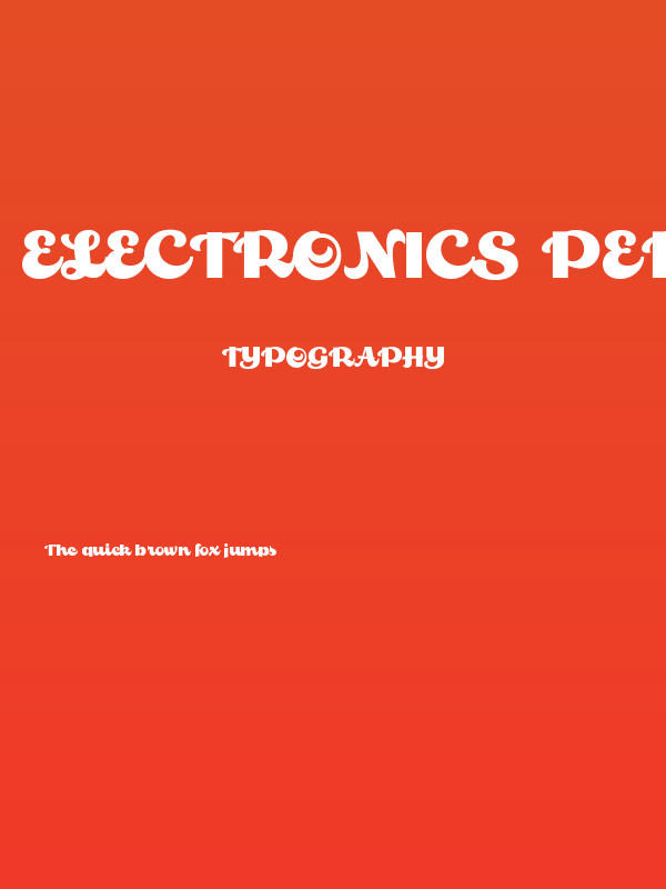 Electronics PERSONAL USE Poster