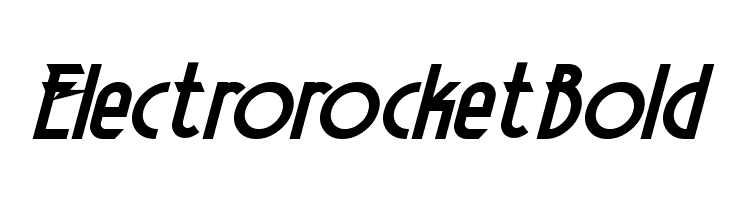 Electrorocket Bold  font caratteri gratis