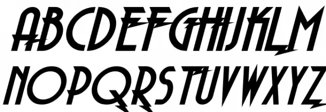 Electrorocket Bold Polices MAJUSCULES