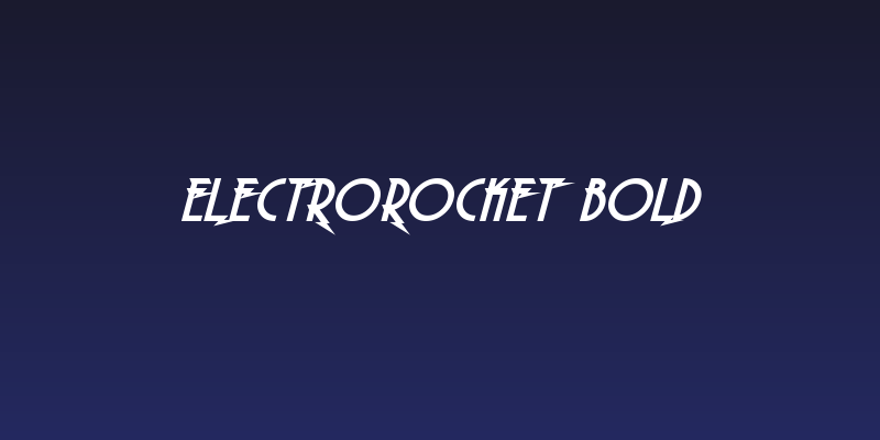 Electrorocket Bold Social Header