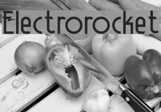 Electrorocket خط examples