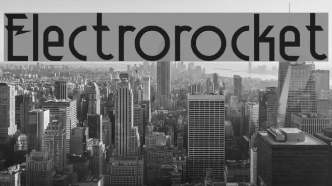 Electrorocket خط examples