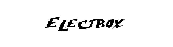 Electrox  font caratteri gratis