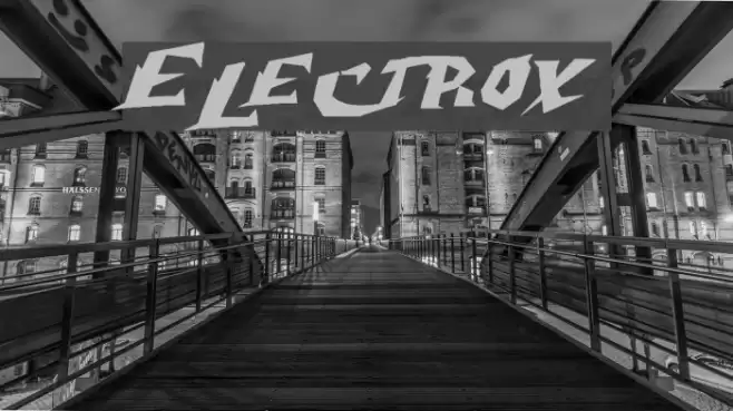 Electrox Font examples