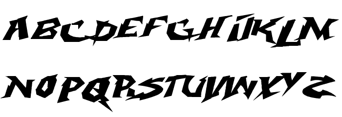 Electrox Font LOWERCASE