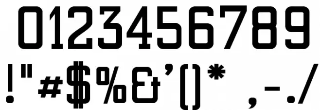 ElectrumADFExp-Bold Font OTHER CHARS