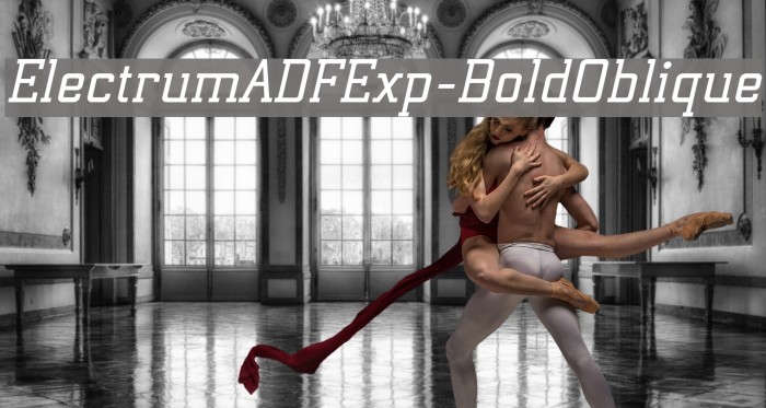 ElectrumADFExp-BoldOblique Font examples