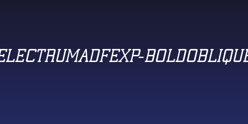 ElectrumADFExp-BoldOblique Social Header