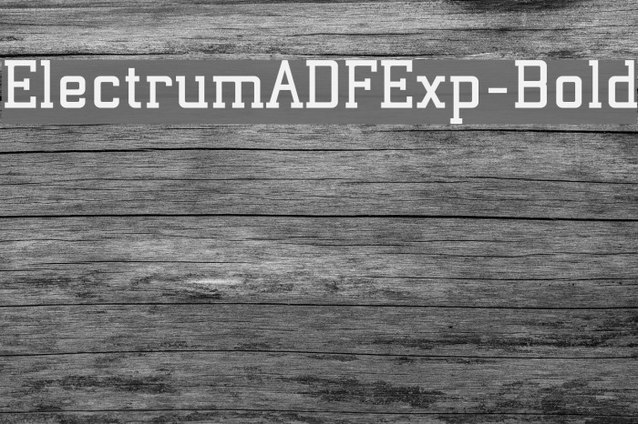 ElectrumADFExp-Bold لخطوط تنزيل examples