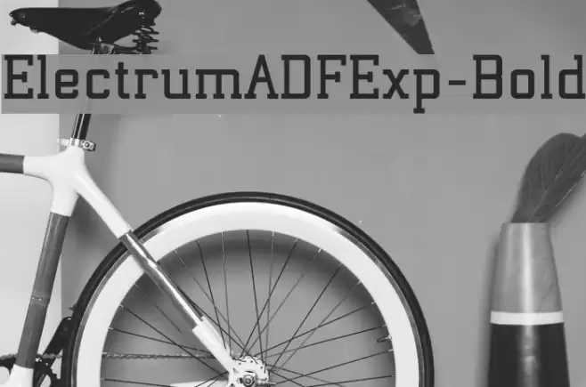 ElectrumADFExp-Bold Font examples