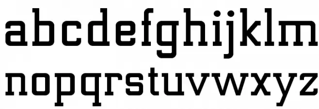ElectrumADFExp-Bold フォント 小文字