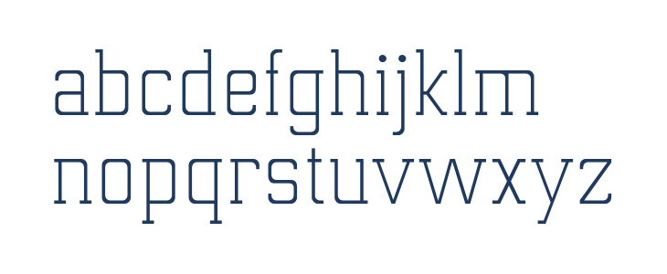 ElectrumADFExp-Light Lowercase