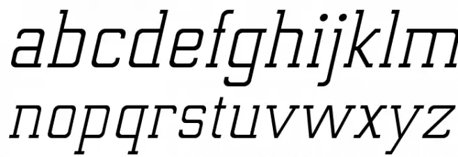 ElectrumADFExp-Oblique Schriftart Kleinbuchstaben