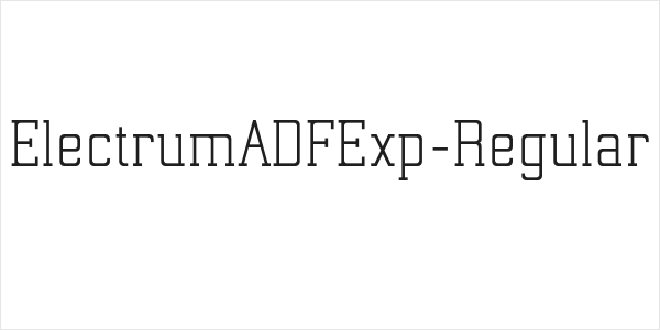 ElectrumADFExp-Regular Logo