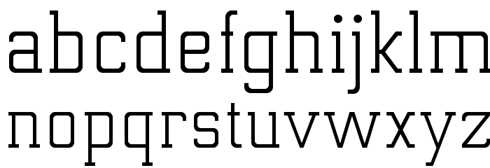 ElectrumADFExp-Regular Font LOWERCASE