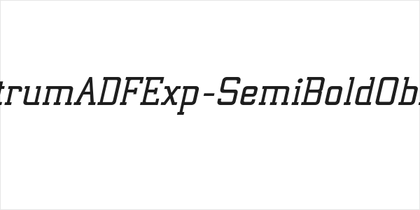 ElectrumADFExp-SemiBoldOblique Logo