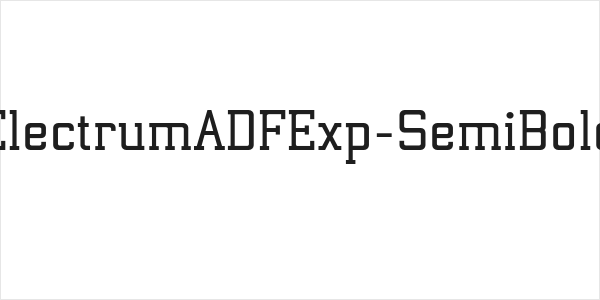 ElectrumADFExp-SemiBold Logo