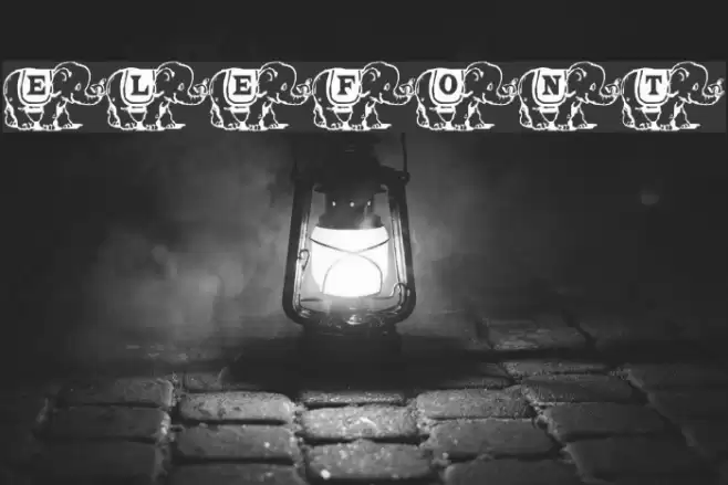 Elefont Font examples