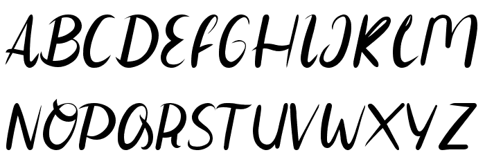 Elegan font Font UPPERCASE