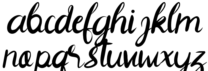 Elegan font Font LOWERCASE