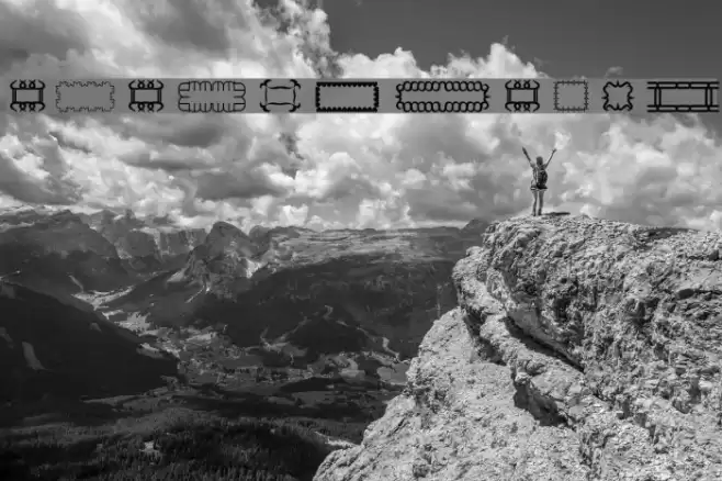 Elegance two Font examples