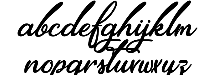 EleganciaRomantica Font LOWERCASE