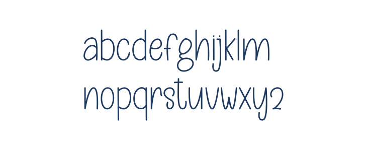 Elegant Background Lowercase